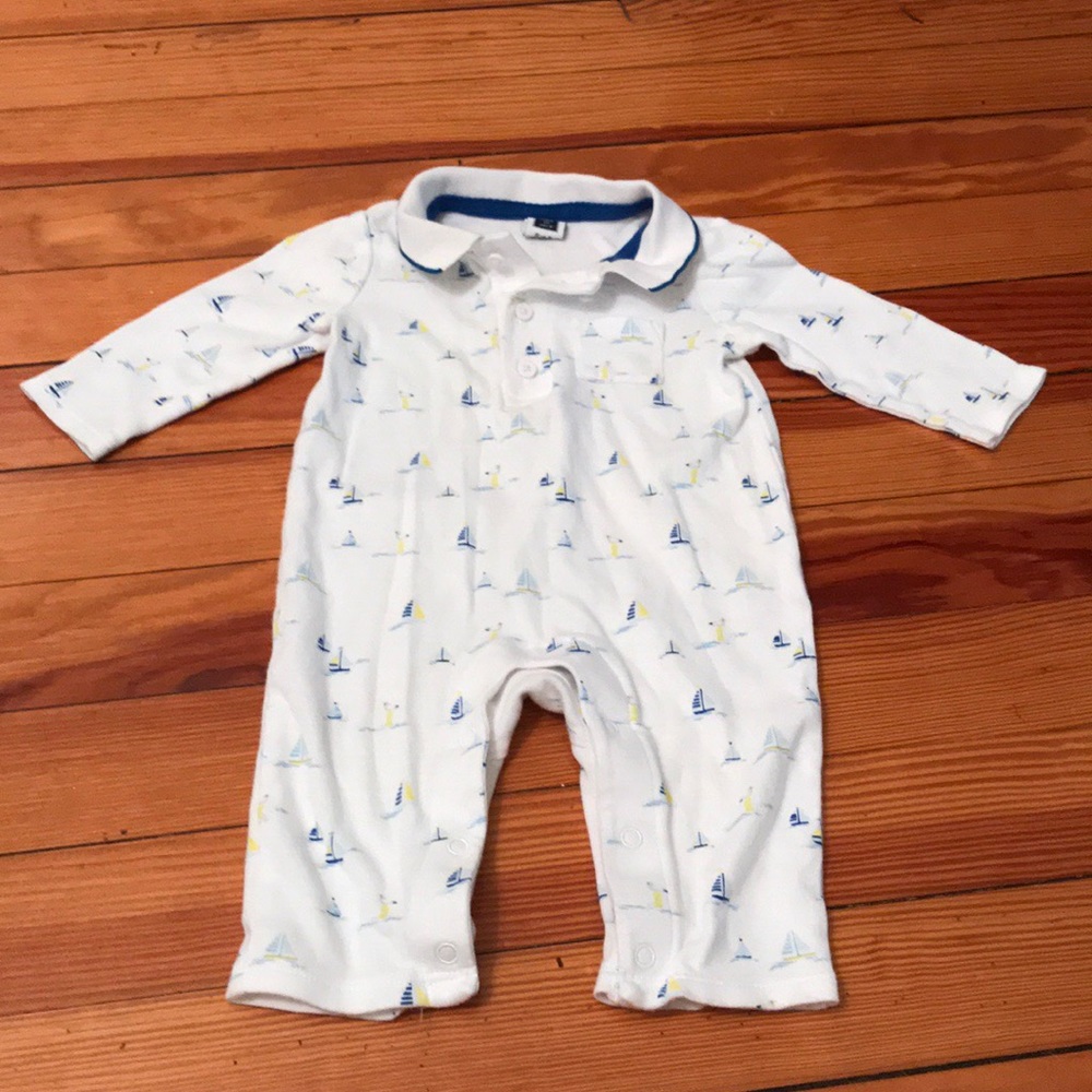 Janie and Jack Sailboat Romper